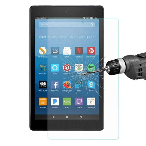 ENKAY Hat-Prince Amazon Fire HD 8 2017 0.33mm 9H Surface Hardness 2.5D Curved Edge Tempered Glass...