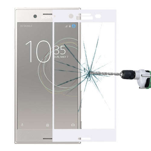 For Sony Xperia XZ Premium 0.33mm 9H Surface Hardness 3D Silk-screen Full Screen Tempered Glass S...