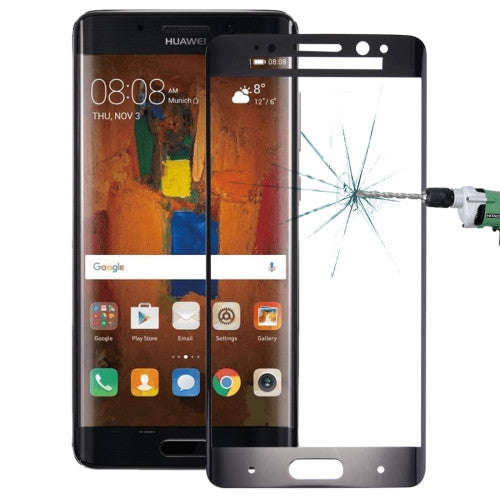 Huawei Mate 9 Pro Porsche Design 0.26mm 9H Surface Hardness Explosion-proof Silk-screen Tempered ...