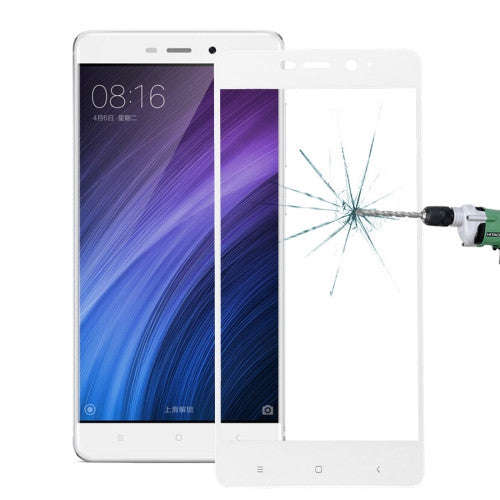 Xiaomi Redmi 4 Pro / Prime 0.26mm 9H Surface Hardness Explosion-proof Silk-screen Tempered Glass ...