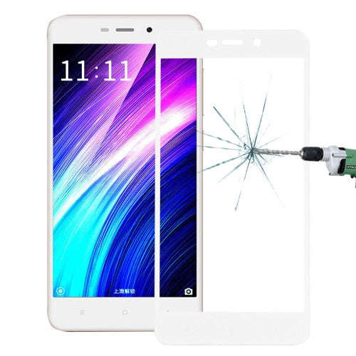 Xiaomi Redmi 4A 0.26mm 9H Surface Hardness Explosion-proof Silk-screen Tempered Glass Full Screen...