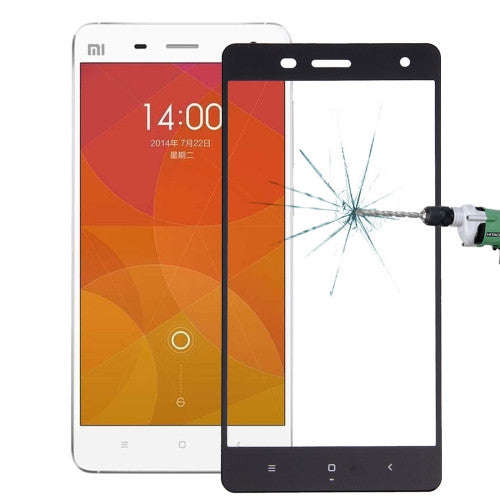 Xiaomi Mi 4 0.26mm 9H Surface Hardness Explosion-proof Silk-screen Tempered Glass Full Screen Fil...