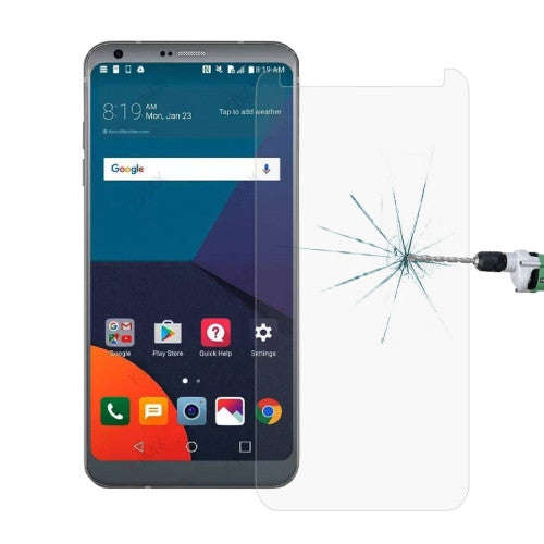 For LG G6 0.26mm 9H Surface Hardness Explosion-proof Non-full Screen Tempered Glass Screen Film