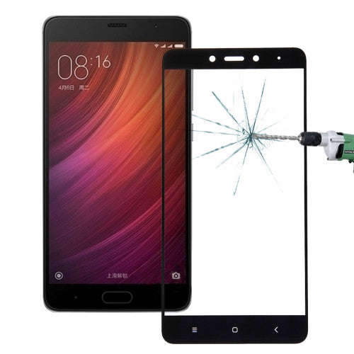 Xiaomi Redmi Note 4 0.26mm 9H Surface Hardness Explosion-proof Silk-screen Tempered Glass Screen ...