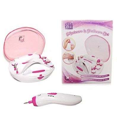 Le Angelique Star Nails Manicure & Pedicure Set Pink