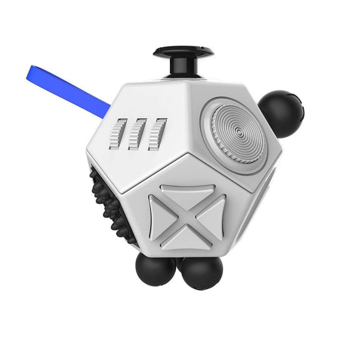 12 Sides Fidget Cube Generation 2 Decompression Toy Desk Magic Dice Funny Relieves Anxiety and St...