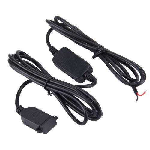 Car Motorcycle Single USB Car Charger DC 12V To 5V 3A Power Adapter with Cover for Car GPS Tracke...