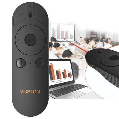 VIBOTON VMP07 2.4GHz Multimedia Presentation Remote PowerPoint Clicker Wireless Presenter Handhel...
