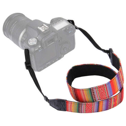 PULUZ  Retro Ethnic Style Multi-color Series Shoulder Neck Strap Camera Strap for SLR / DSLR Cameras