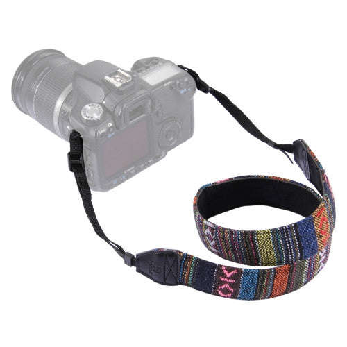 PULUZ  Retro Ethnic Style Multi-color Series Shoulder Neck Strap Camera Strap for SLR / DSLR Cameras