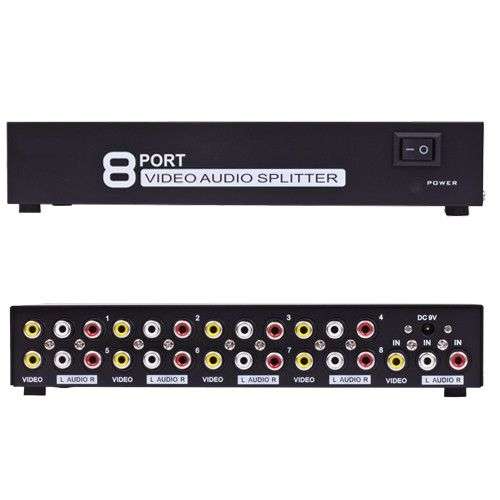 8 Port Rca Splitter