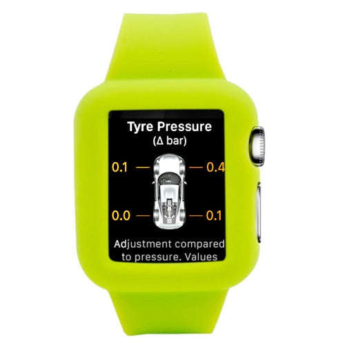 For Apple Watch 38mm Silicone Watchband Replacement(Green)