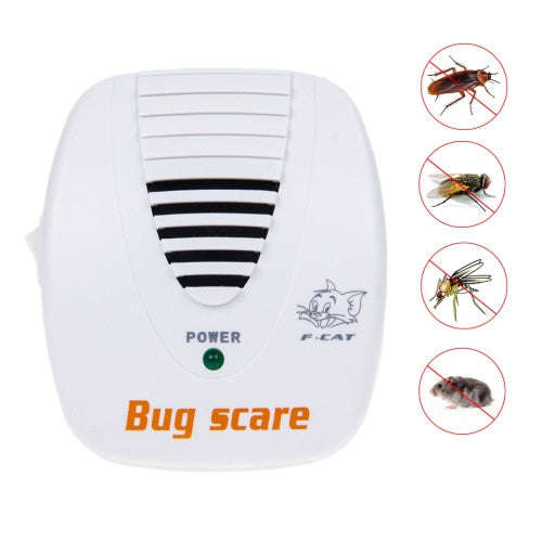 Mouse Rat Bug Pest Repellent Repeller Effective Cover Range: > 150 Square Meter(White)