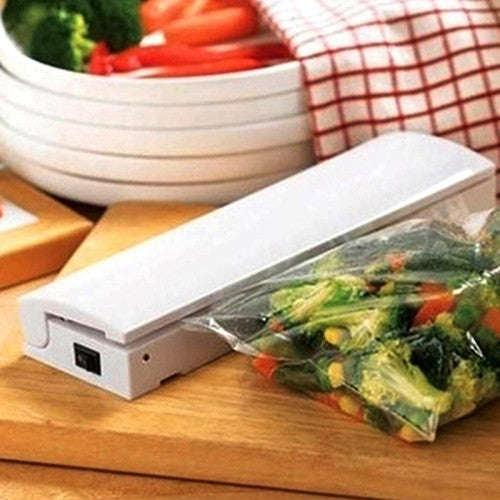Reseal & Save Cordless Plastic Bag Heat Sealer(White)