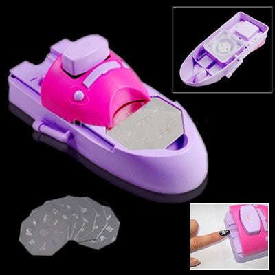 DIY Nail Art Printing Stamp Machine Set