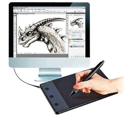 HUION H420 Computer input Device 4.17 x 2.34 inch 4000LPI Drawing Tablet Drawing Board