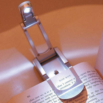Bright LED Clip Reading Book Light Torch Robotic Lamp