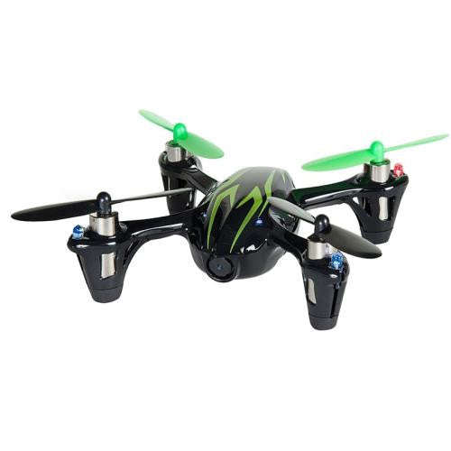 Hubsan X4 H107C 2.4GHz 4-Channel RC Quadcopter with HD 2.0MP Camera (Black + Green)