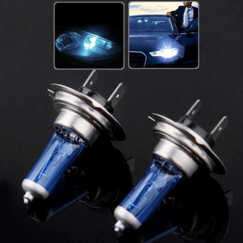 H7 Halogen Bulb Super White Car Headlight Bulb 12 V / 55W 6000K 1700 LM (Pair)