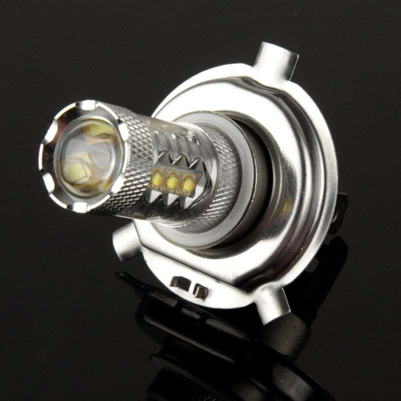 H4 80W White 16 CREE LED Fog Light for Vehicles, DC 12V