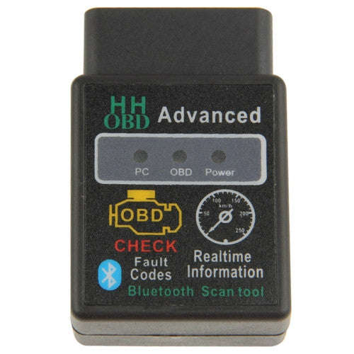 HH OBD ELM327 OBDII V1.5 Bluetooth Advanced Scan Tool Wireless Fuel Speed Diagnostic Tool