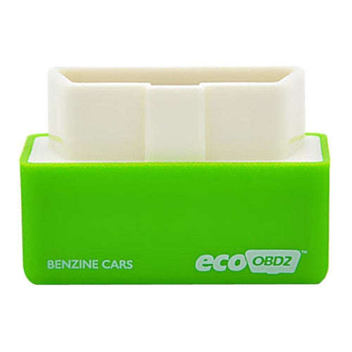 Super Mini EcoOBDII Plug and Drive Chip Tuning Box for Benzine Lower Fuel and Lower Emission(Green)