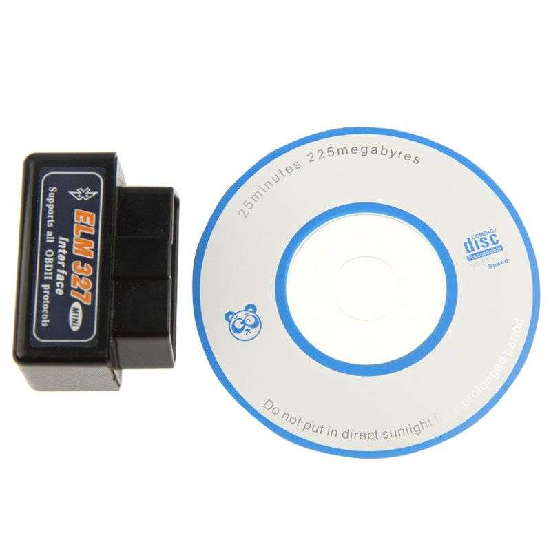Mini ELM327 V2.1 OBD2 Bluetooth Car Auto Diagnostic Interface Scanner Tool(Black)