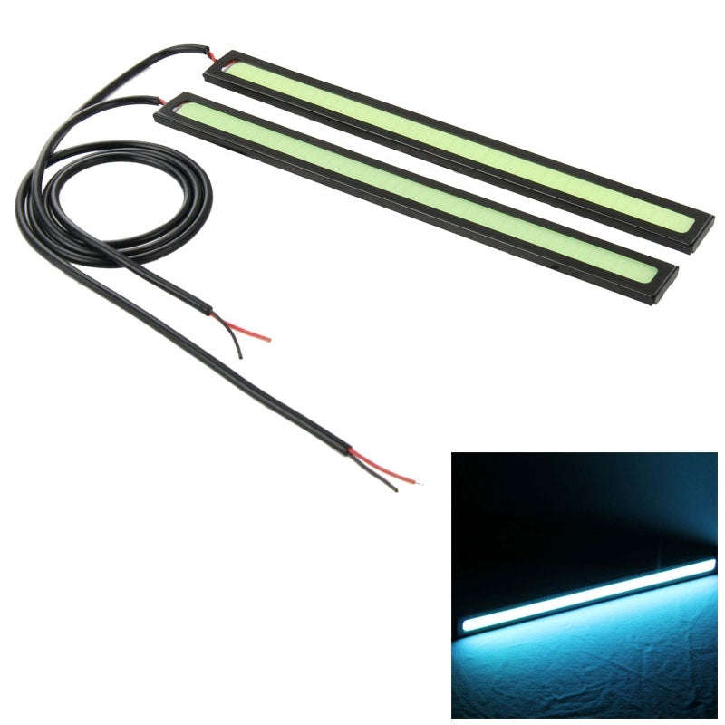 2 PCS 6W*2 DRL LED ICE Blue Light Bar Car Light Source Waterproof Daytime Running Lights DC 12V