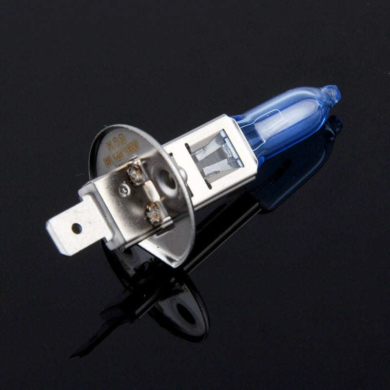 H1 Halogen Bulb, Super White Car Headlight Bulb, 12 V / 100W, 5500K (Pair)