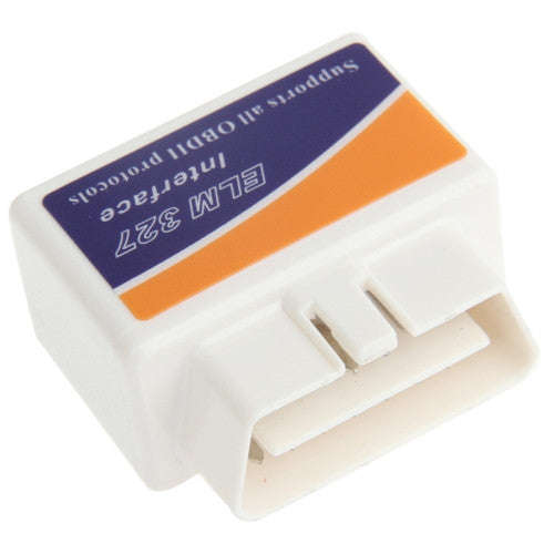 Mini ELM327 V1.5 OBDII Bluetooth Auto Scanner Interface Tool(White)