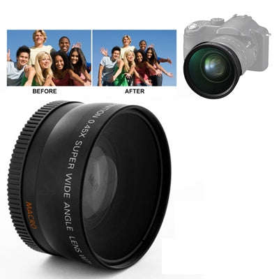 0.45X 58mm Wide Angle Lens with Macro for Canon 350D / 400D / 450D / 500D / 1000D / 550D / 600D /...