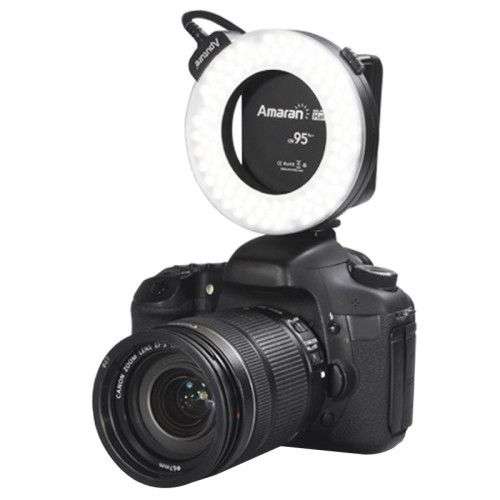 Aputure AHL-HC100 Higher CRI 95+ Value Amaran Halo LED Ring Flash Light for Canon