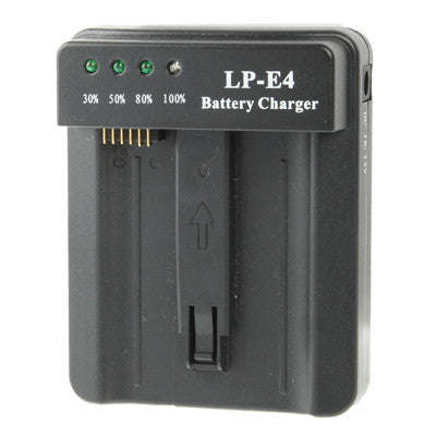 LP-E4 Battery Charger for Canon EOS 1DS Mark III / 1D Mark III 4 / Mark IV / LC-E4(Black)
