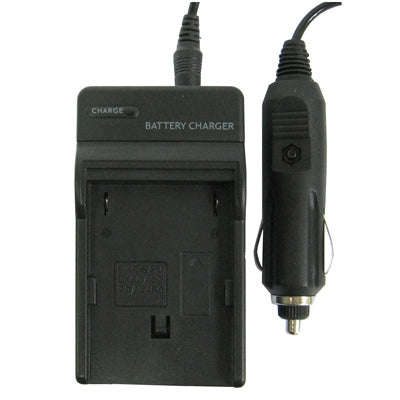 2 in 1 Digital Camera Battery Charger for Samsung SLB-10A SLB-11A(Black)