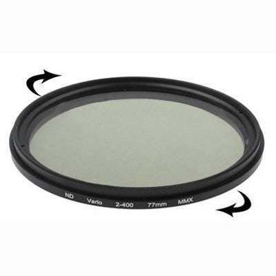77mm ND Fader Neutral Density Adjustable Variable Filter ND 2 to ND 400 Filter