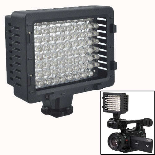 76-LED Video Light with 2 Filters for Camera / Video Camcorder (CN-76)(Black)