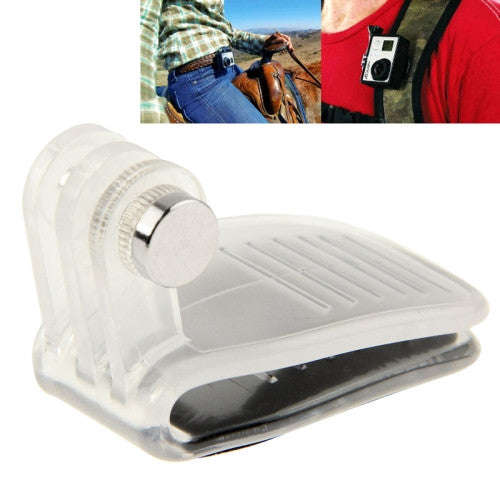 TMC Head Hat Quick Clip / Backpack Clip for GoPro Hero 4 / 3+ / 3 / 2 / 1(Transparent)
