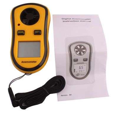 Digital Anemometer (Wind Speed Air Velocity Gauge)