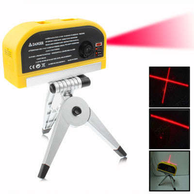 Multi-Function Laser Level Leveler with Tripod (LV-08)(Yellow)