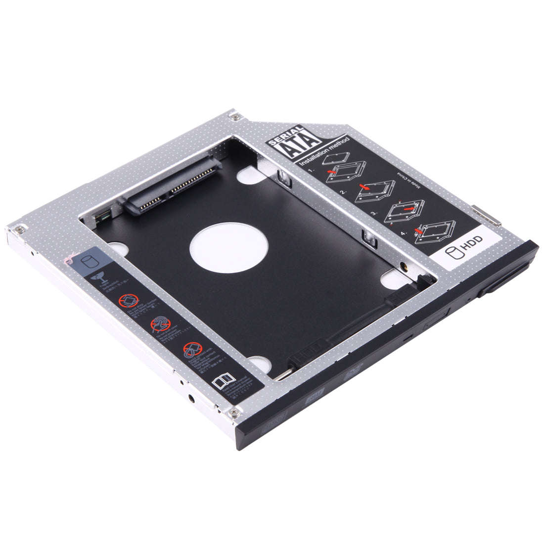 2.5 inch 2nd SATA HDD Hard Drive Caddy SATA for DELL E6400/ E4300 / E6410 / E6500 / E6510 / E6320...