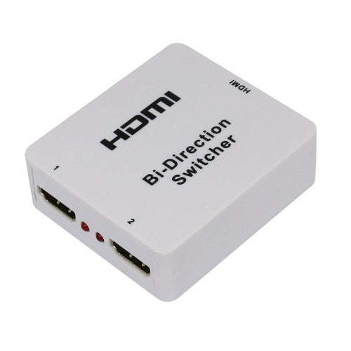 HDMI Bi-Direction Switcher 1x2 Splitter or 2x1 Switcher(White)