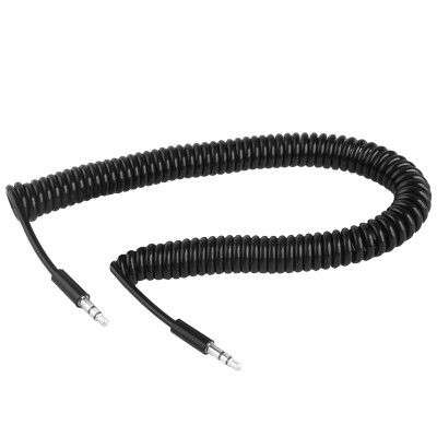 3.5mm Male to Male Jack Coiled Earphone Cable / Spring Cabale Length: 45cm (can be extended up to...