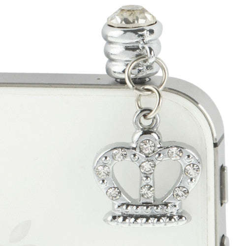 Handmade Diamond Crown Shape Ear Cap 3.5mm Plug Anti-dust for iPhone 4 & 4S / New iPad (iPad 3) /...