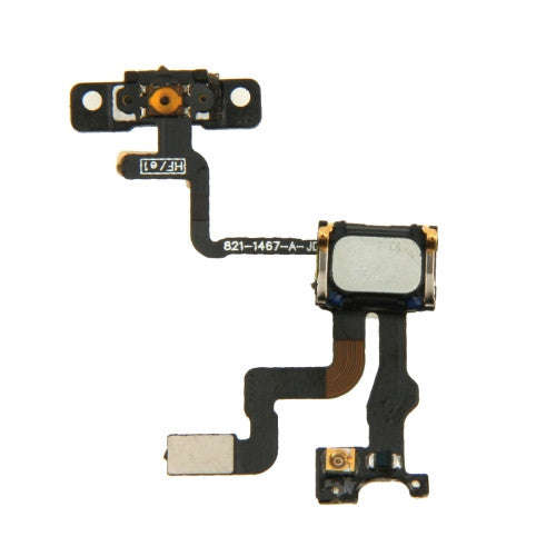 iPartsBuy Original Sensor Flex Cable + Switch Flex Cable + Ear Speaker + Switch Frame for iPhone 4s