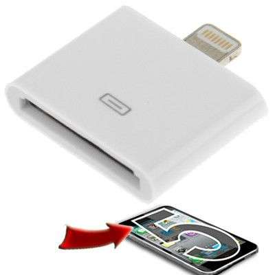 30 Pin Female to 8 Pin Male Adapter for iPhone 6 & 6 Plus, iPhone 5, iPad mini 1 / 2 / 3, iPod to...