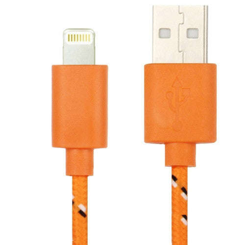 Nylon Netting Style USB Data Transfer / Charge Cable for iPhone 6 & 6 Plus iPhone 5 & 5S & 5C Len...