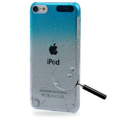 Translucent Ultra Slim Drops Series Gradient Color Crystal Case for iPod Touch 5(Baby Blue)
