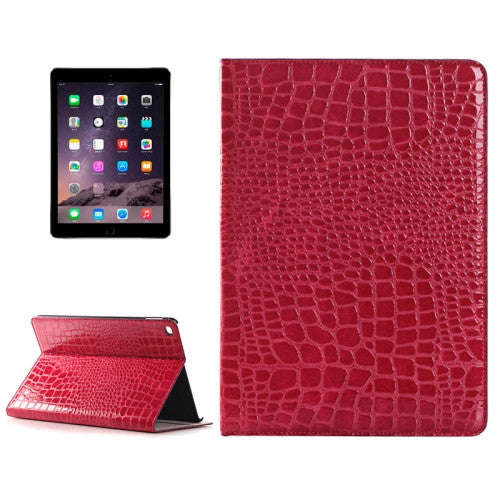 Crocodile Texture Horizontal Flip Leather Case with Holder & Card Slots & Wallet for iPad Air 2(M...
