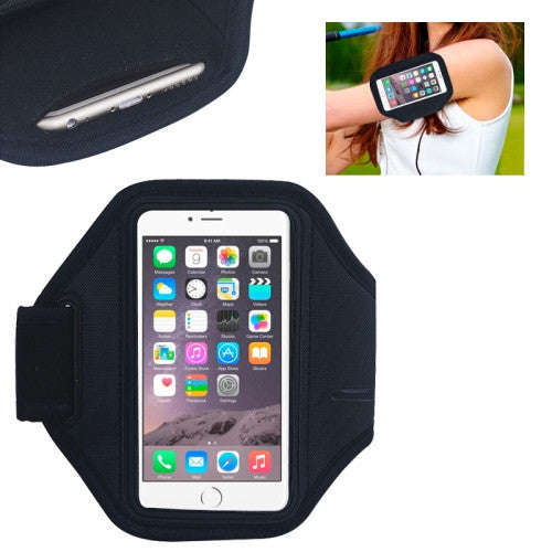 Neoprene Sports Armband Case for iPhone 6 & 6s(Black)