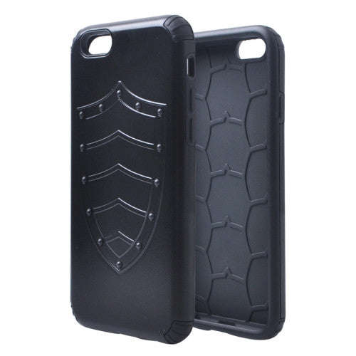 Shield Series PC + Silicone Combination Case for iPhone 6 & 6S(Black)